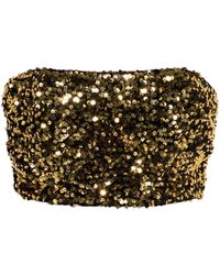Styland - Sequinned Cropped Top - Lyst