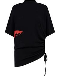Let's Swim - Shark T-Shirt - Lyst