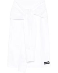 Marine Serre - Wrapped Midi Skirt - Lyst