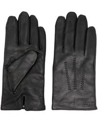 BOSS - Leather Gloves - Lyst