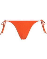 KARL LAGERFELD - Logo-Plaque Bikini Briefs - Lyst