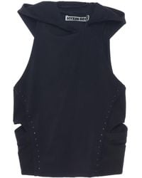 Hyein Seo - Cut-out Hooded Tank Top - Lyst