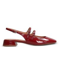 Bibi Lou - Patent-Finish Slingback Flat Pumps - Lyst