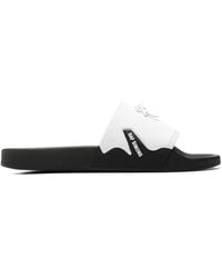 Raf Simons - Astra Pantoletten Mit Logo-Verzierung - Lyst