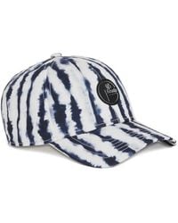 Fusalp - Gestreifte Baseballkappe mit Logo - Lyst