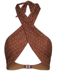 Johanna Ortiz - Spice Printed Bikini Top - Lyst