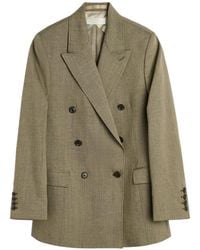 Our Legacy - Blazer Haul Con Doble Botones - Lyst