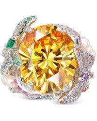 Anabela Chan - Swallowtail Multi-Stone Ring - Lyst