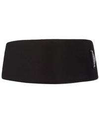 Prada - Re-Nylon Triangle-Logo Headband - Lyst