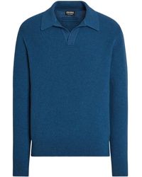 ZEGNA - Oasi Cashmere Polo Shirt - Lyst