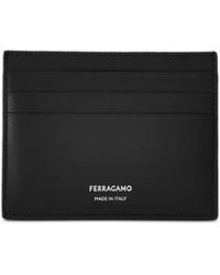 Ferragamo - Palmellato Leather Credit Card Case Accessories - Lyst