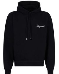 DSquared² - Logo-Print Drawstring Hoodie - Lyst