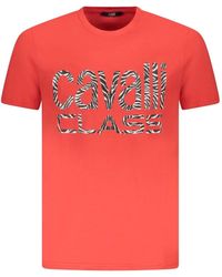 Roberto Cavalli - Logo-Print Zebra-Pattern T-Shirt - Lyst