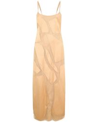 Moschino - Patchwork Mesh Maxi Dress - Lyst