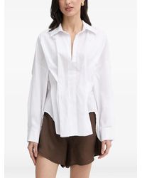 Haveone - Chemise Plissée À Taille Élastiquée - Lyst
