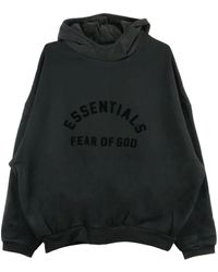 Fear Of God - Logo-print Cotton-blend Hoodie - Lyst
