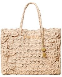 Twinset - Handtasche Mit Blumenapplikation - Lyst