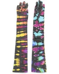 DSquared² - Tie-Dye Effect Leather Gloves - Lyst