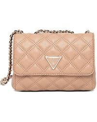 Guess - Quilted Crossbody Bag - Lyst