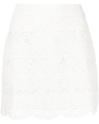 Goen.J - Broderie-Anglaise Mini Skirt - Lyst