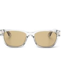 Montblanc - Rectangle-Frame Sunglasses - Lyst