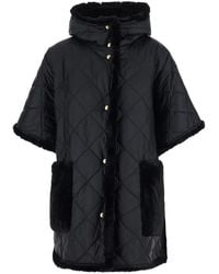 Moncler - Reversible Hooded Cape - Lyst