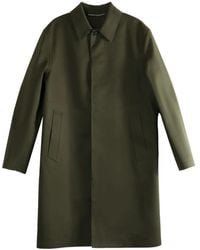 Saint Laurent - Buttoned Flap-Pocket Coat - Lyst