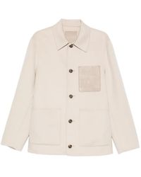 Yves Salomon - Patch-Pocket Buttoned Shirt Jacket - Lyst
