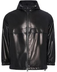 Yves Salomon - Hooded Calfskin Leather Jacket - Lyst