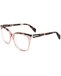 Rag & Bone - Tortoiseshell-Effect Square-Frame Glasses - Lyst