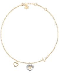 Philipp Plein - Rocked Hearts Necklace - Lyst
