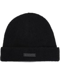 Fear Of God - Logo-Patch Wool Beanie Hat - Lyst
