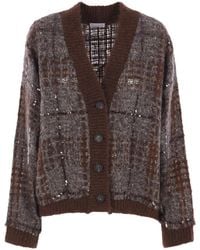 Brunello Cucinelli - スパンコール カーディガン - Lyst