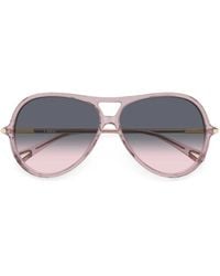 Chloé - Getönte Pilotenbrille - Lyst