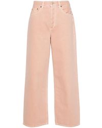 Agolde - Halbhohe Slung Jeans Mit Geradem Bein - Lyst