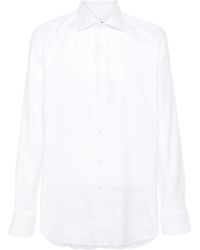 Canali - Camisa de sarga - Lyst