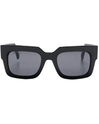 Etro - Pegaso-Logo Square Sunglasses - Lyst