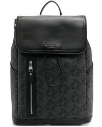 Michael Kors - Hudson Empire Signature Logo Leather Backpack - Lyst