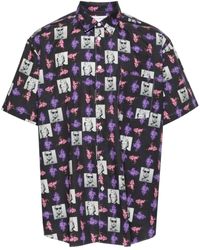 Comme des Garçons - Camisa de popelina con estampado Andy Warhol - Lyst