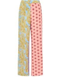 Donde Esteban - Pantalones Paisley Con Diseño Patchwork - Lyst