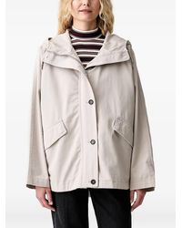 Marc O' Polo - Hooded Button-Front Jacket - Lyst