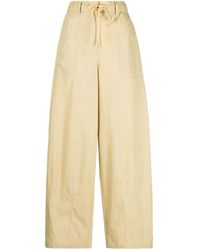 Moncler - Pantalones ajustados de talle alto - Lyst