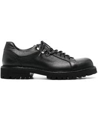 Casadei - Carvo Lace-up Leather Sneakers - Lyst
