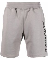 A_COLD_WALL* - Trainingsshorts Met Logoprint - Lyst