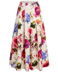 Nicholas - Jupe Plissée Jordana À Fleurs - Lyst