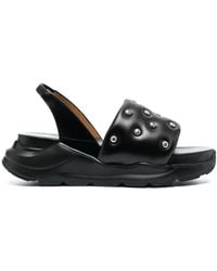 Toga - Stud-embellished Slingback Sandals - Lyst