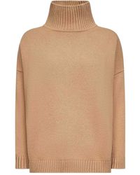 Weekend by Maxmara - Pull Côtelé À Col Roulé - Lyst