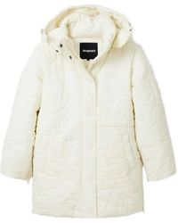 Desigual - Hooded Puffer Jacket - Lyst