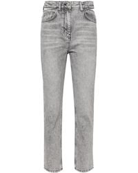 IRO - Indro Cut-Out Tapered Jeans - Lyst