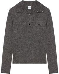 Courreges - Ribbed-Knit Polo Top - Lyst